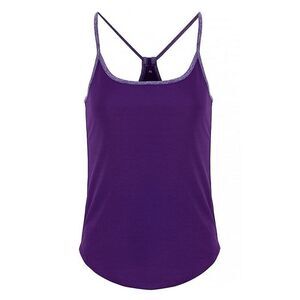 TriDri Womens/Ladies Yoga Undershirt / Bright Purple/Purple Melange